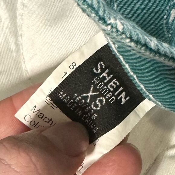 Paisley & Scarf Print Straight Leg Jeans - Picture 8 of 8